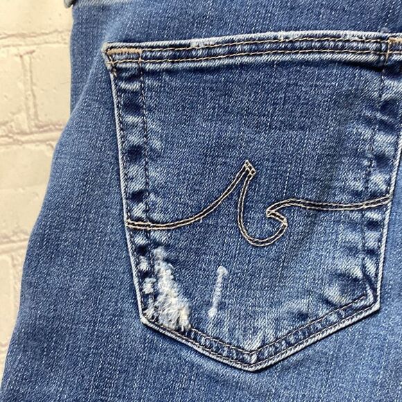 Adriano Goldschmied The Legging Ankle Super Skinny Distressed Jeans 27 - Picture 11 of 16